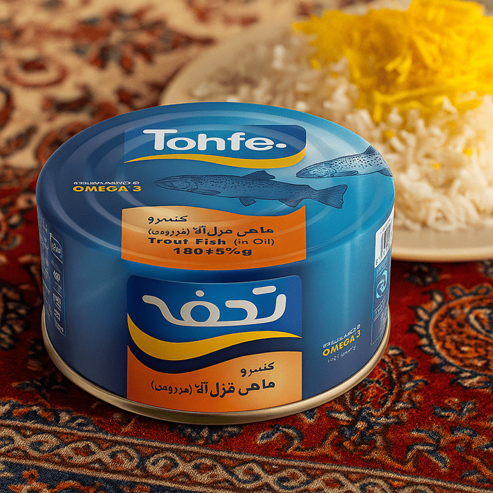 کنسرو ماهی قزل آلا